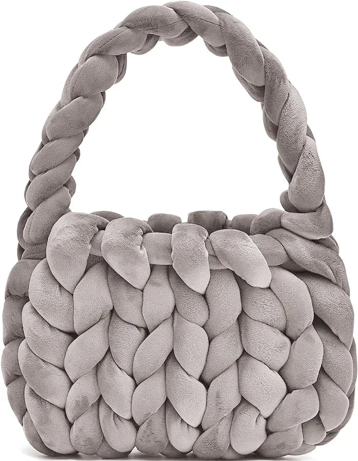 Corduroy Velvet Hobo Bag