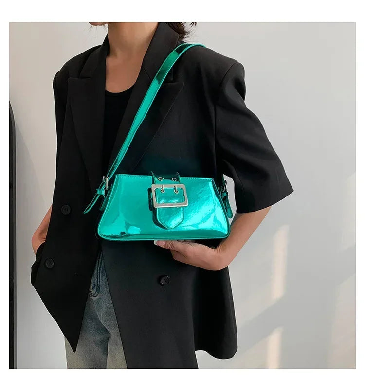 Glossy Shoulder Bag