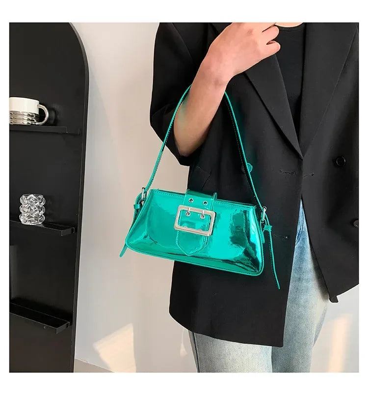 Glossy Shoulder Bag