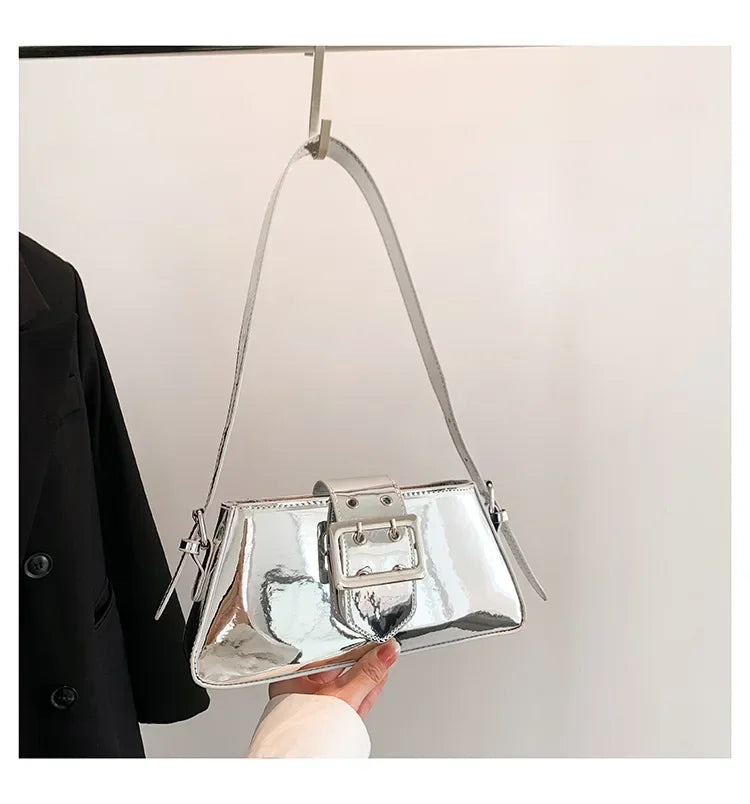 Glossy Shoulder Bag