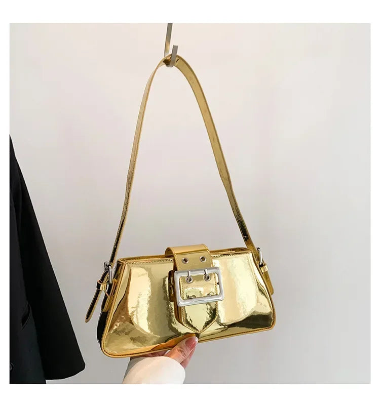 Glossy Shoulder Bag