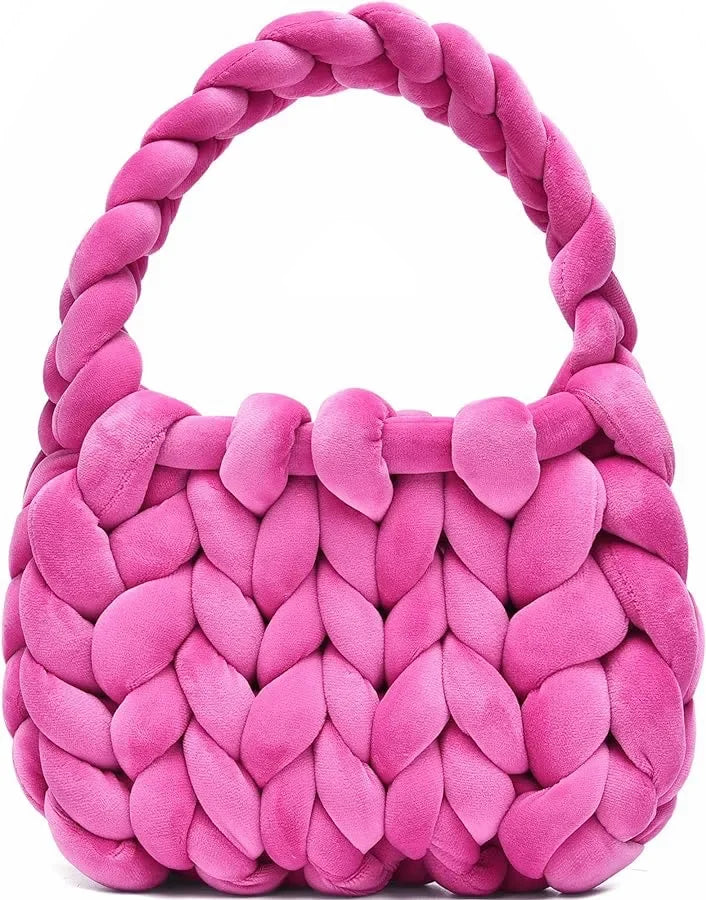 Corduroy Velvet Hobo Bag
