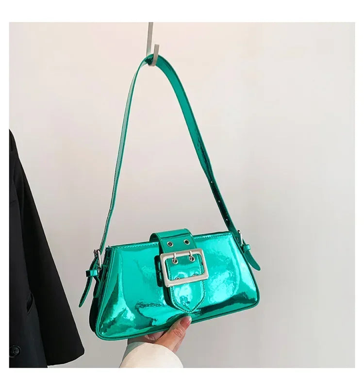 Glossy Shoulder Bag