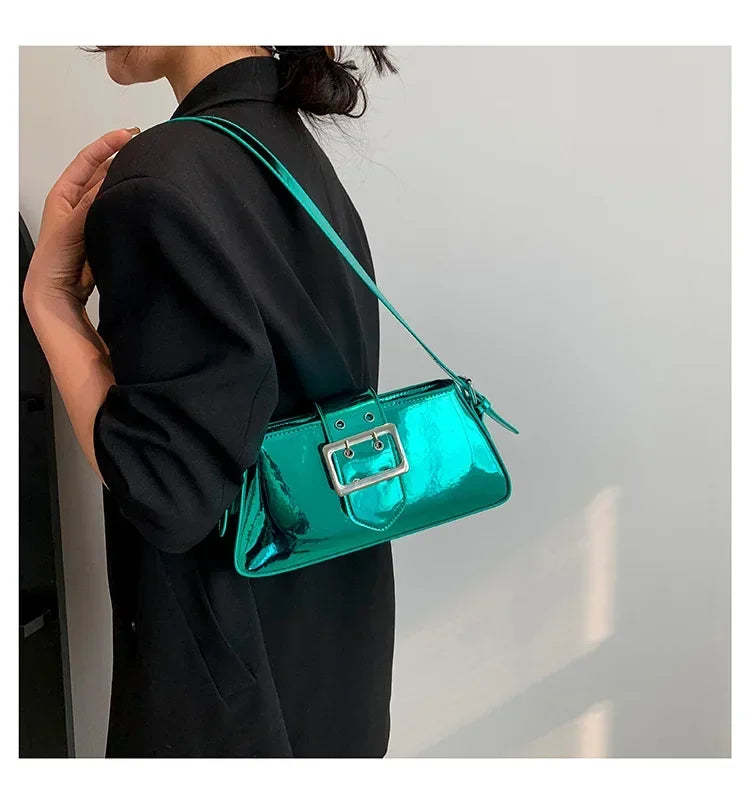Glossy Shoulder Bag