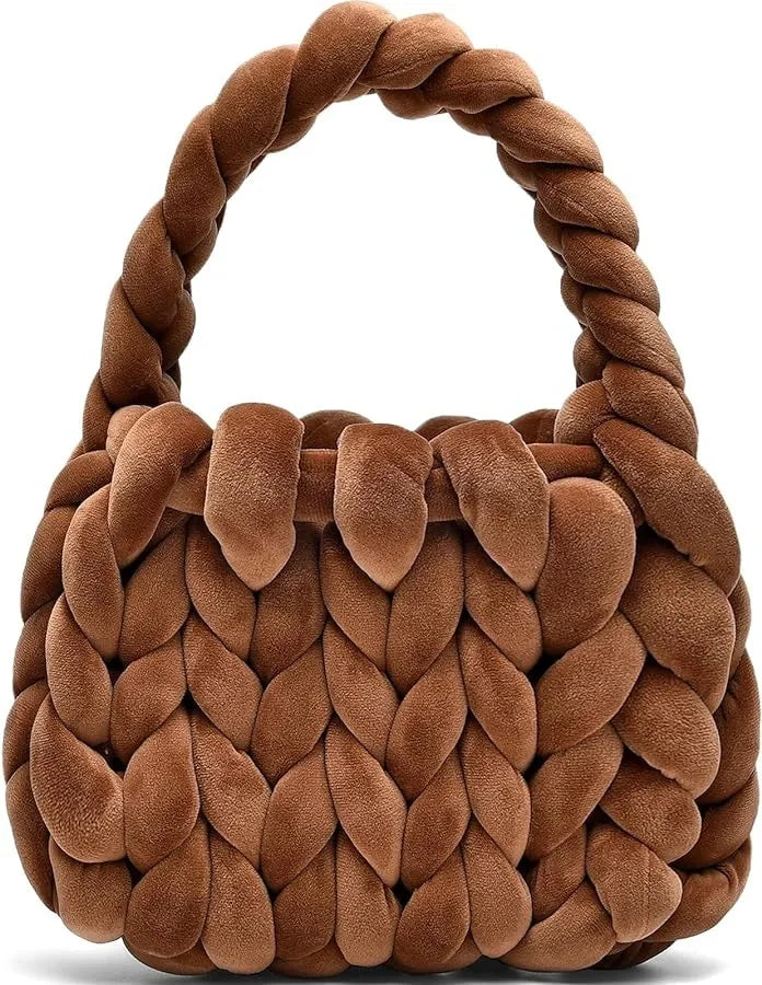 Corduroy Velvet Hobo Bag
