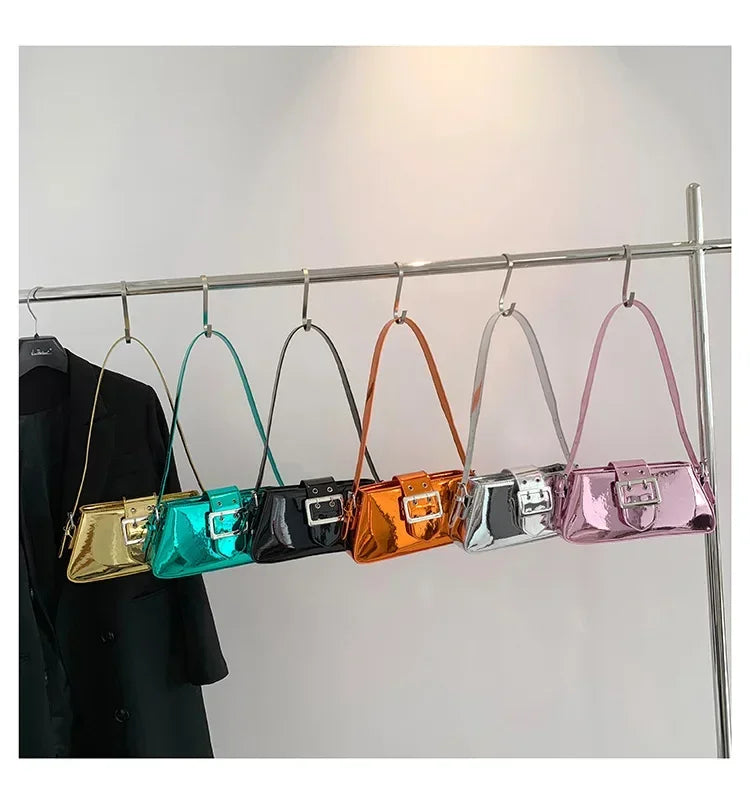 Glossy Shoulder Bag