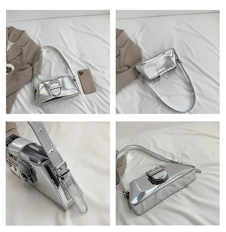 Glossy Shoulder Bag