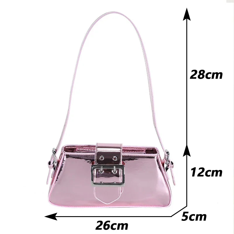 Glossy Shoulder Bag
