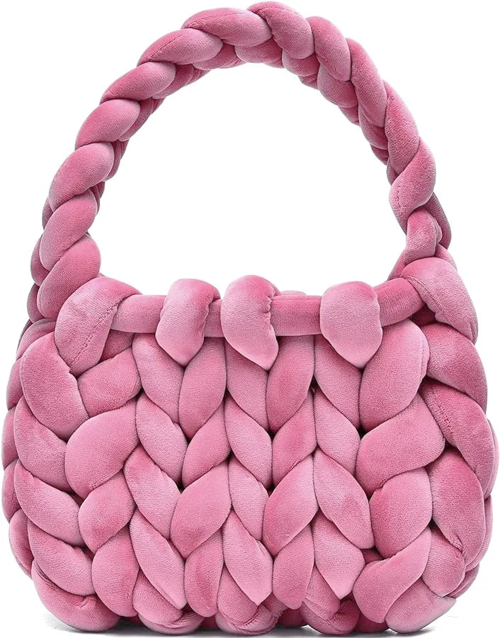 Corduroy Velvet Hobo Bag