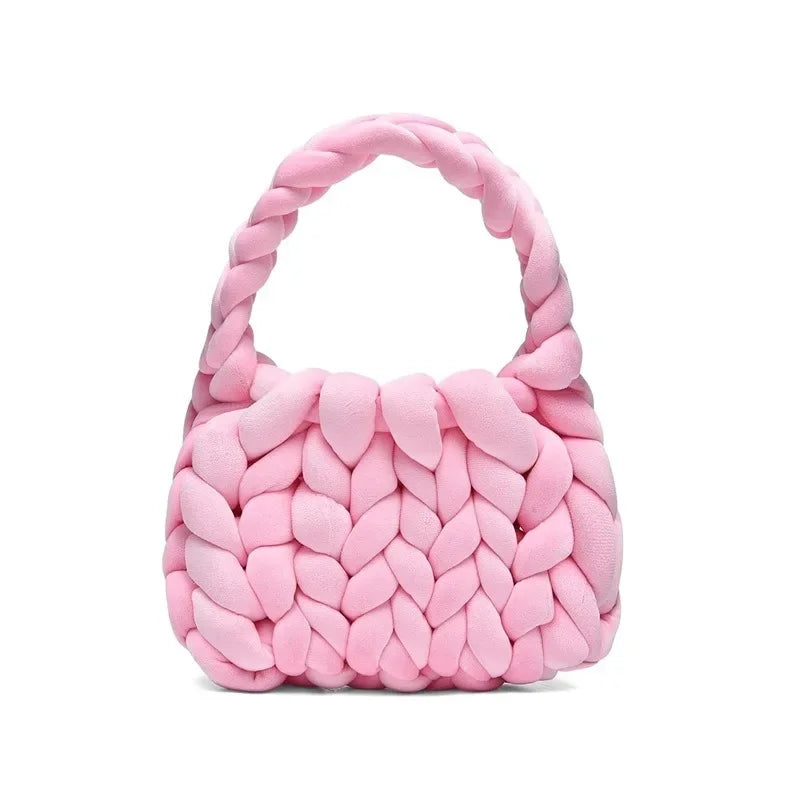 Corduroy Velvet Hobo Bag