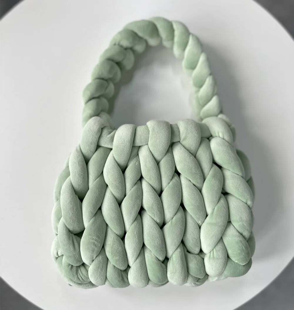 Corduroy Velvet Hobo Bag
