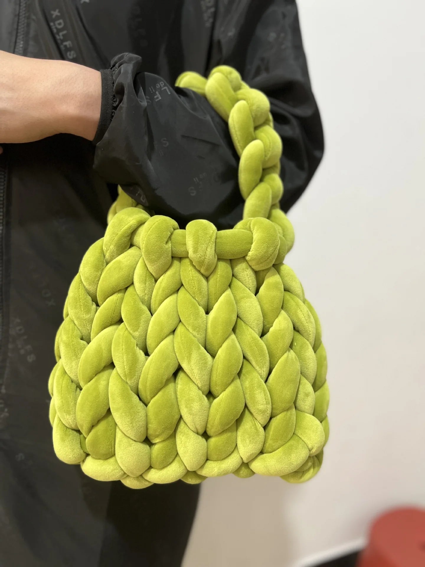 Corduroy Velvet Hobo Bag