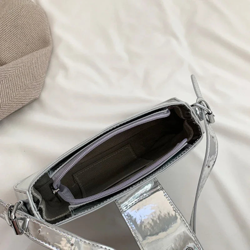 Glossy Shoulder Bag