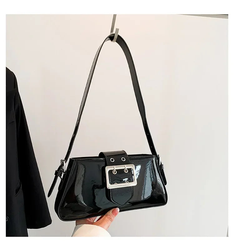 Glossy Shoulder Bag