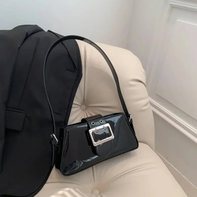 Glossy Shoulder Bag