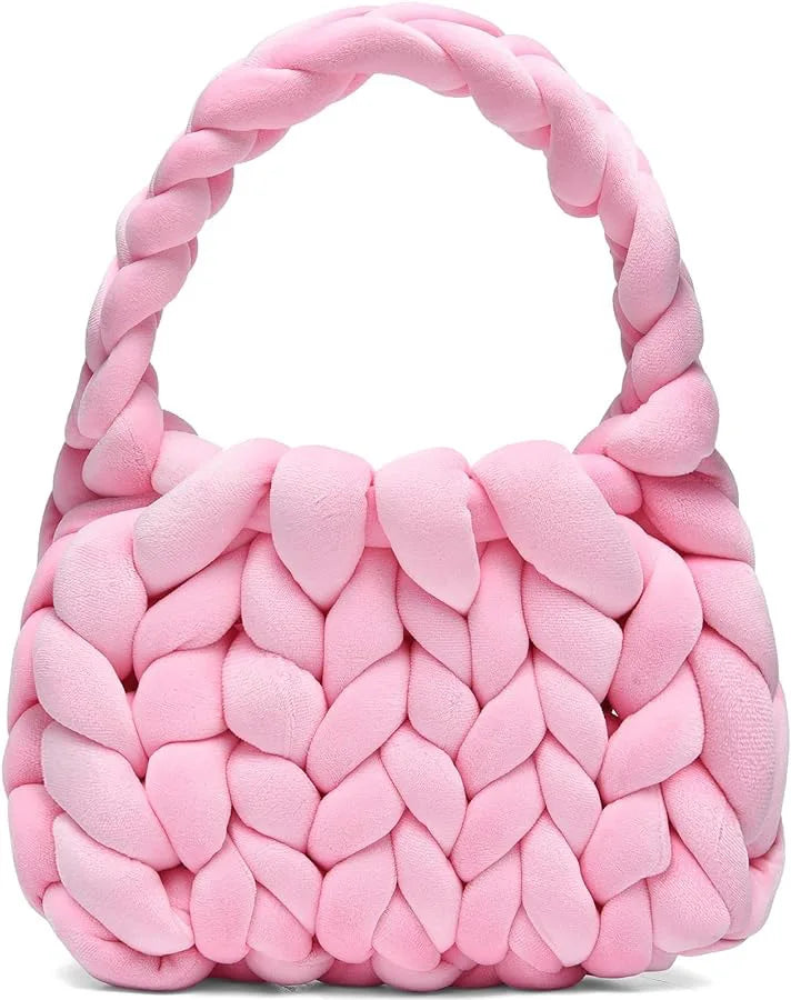 Corduroy Velvet Hobo Bag